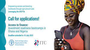 JOIN THE FAO-ITC EWAT PROGRAMME INVESTMENT READINESS BOOTCAMPS 2023.